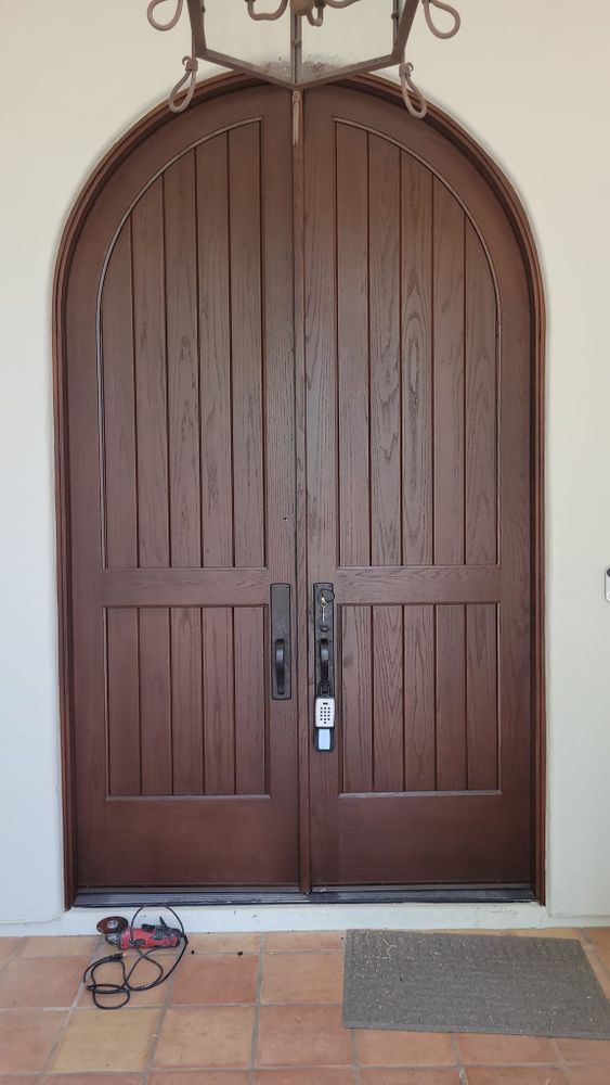 Door installation for TNT Doors in Gilbert, AZ