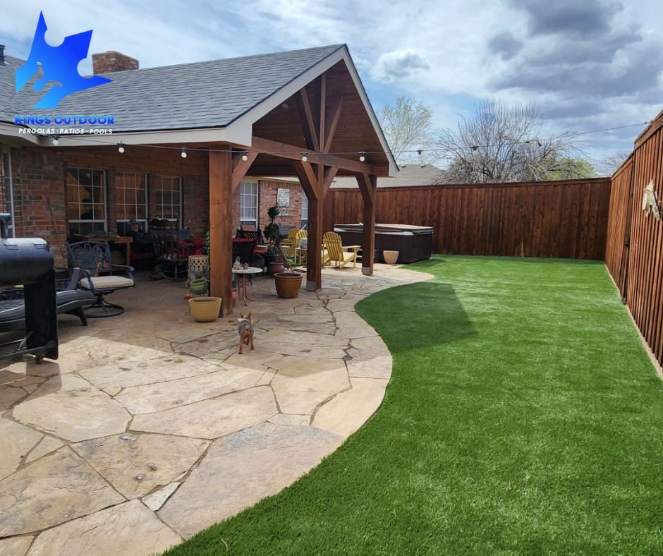 Custom Pool Construction for Kings Outdoor in Amarillo, TX