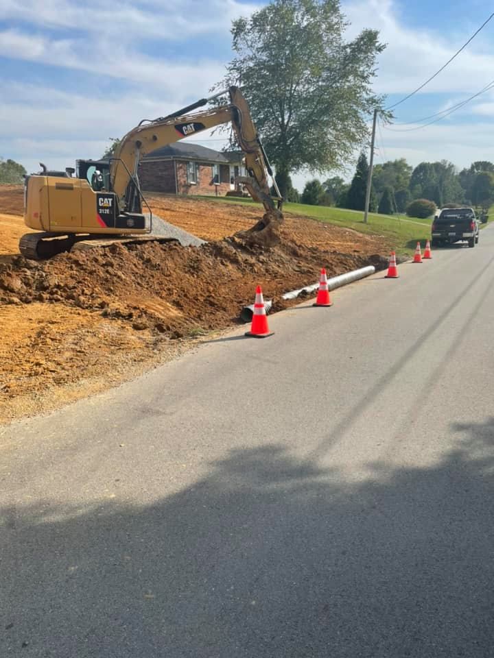 Excavating for Strong Contracting in Lebanon, KY