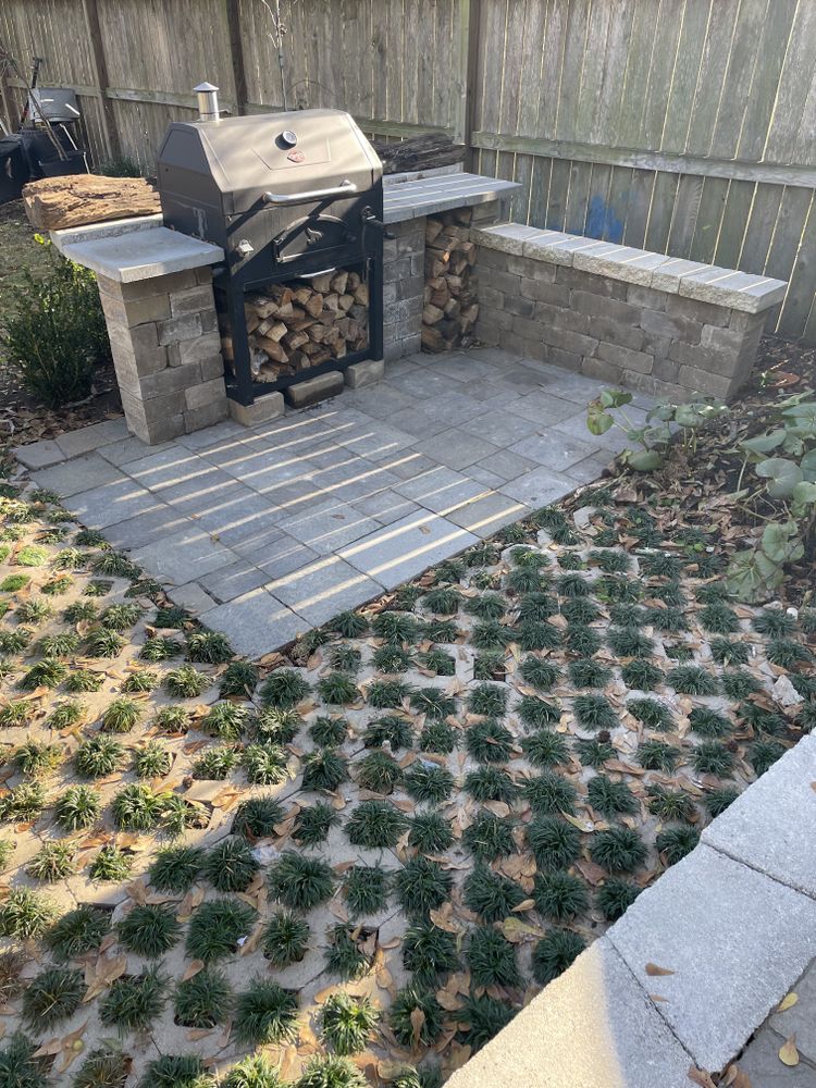 Outdoor Features for Atlas Land Design in Creekside Park, TX