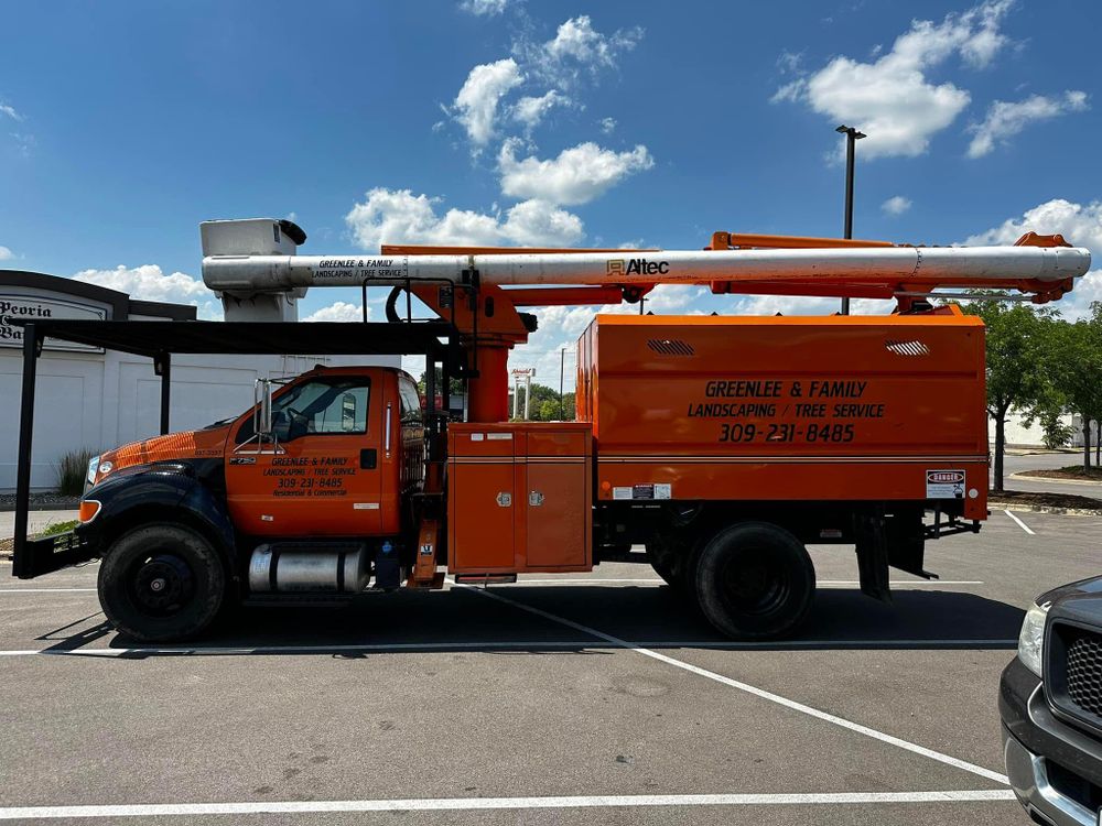 Tree Removal for Greenlee & Family Landscaping Services in Peoria, IL