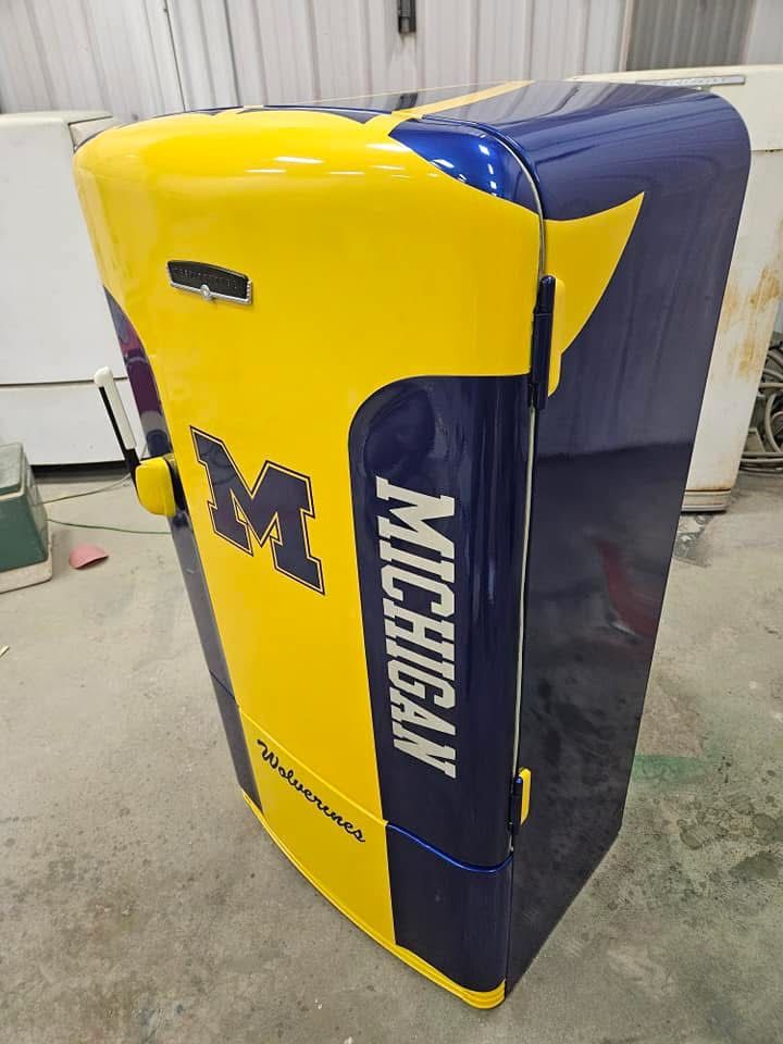 Vintage Refrigerator Projects for Wessels Custom Paint & Restoration in Bad Axe, MI