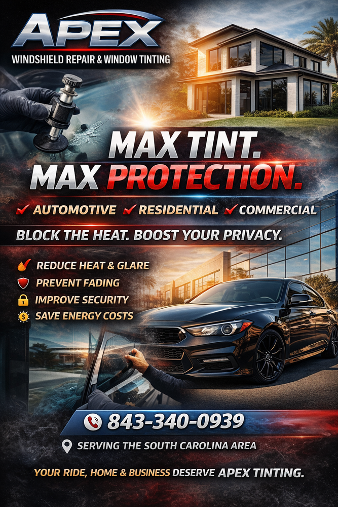 Windshield Repair for Apex Auto Pros Window Tinting - Auto Customizing & Performance Myrtle Beach in Myrtle Beach, SC