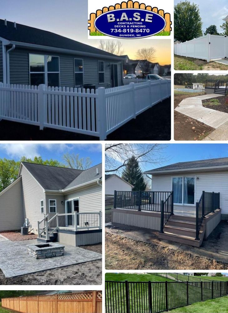 Deck & Patio Installation for BASE Contracting in Dundee,  MI