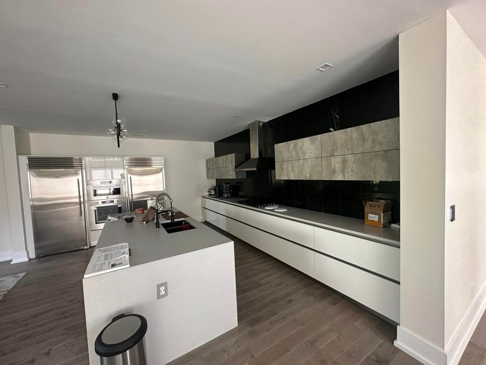 Our Kitchen Renovation service offers homeowners a complete package to transform their outdated kitchen into a modern, functional space with high-quality materials, skilled craftsmanship, and personalized design options. for Nova BuildCon LLC in Lilburn, GA