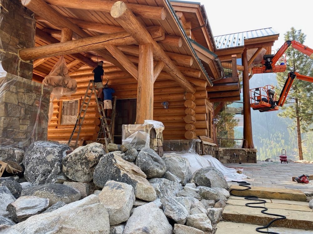 Log Homes for Chewelah Painting in Davenport, WA