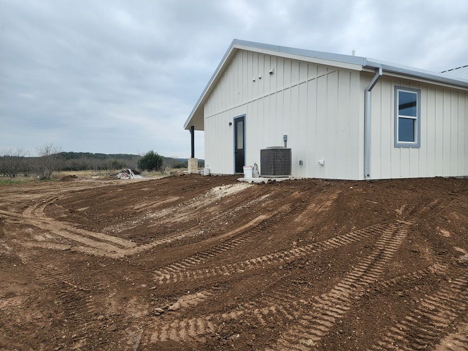 Transform your property with our expert land grading service, ensuring a level foundation for construction, improved drainage, and enhanced aesthetics for your home’s landscape. Achieve stability and beauty with professional precision. for Triple B Services in Lometa, TX