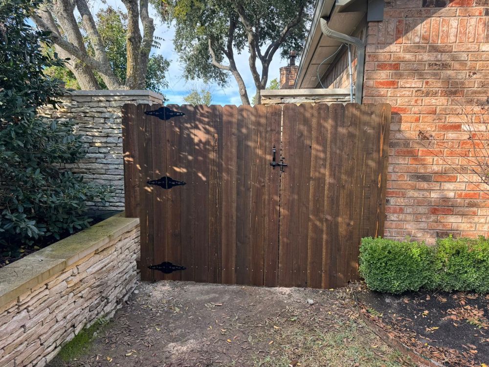 Enhance your home's safety and aesthetics with our expert fence repair service. We swiftly address damage, ensuring durability and maintaining your property's value while providing peace of mind for you and your family. for Westside Fence and Stain in Plano, TX