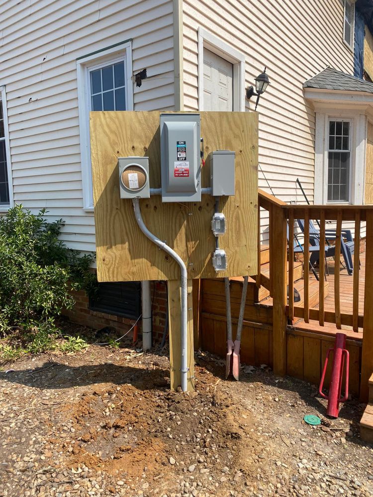 Enhance your home's safety and efficiency with our Electrical Panel Upgrades. Our expert electricians ensure seamless installation, accommodating increased power needs and reducing the risk of electrical hazards in your home. for Dan Levinsky & Sons Electrical Services in Portsmouth,  VA