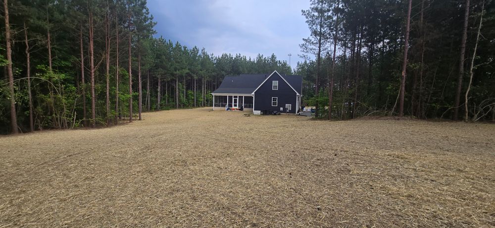 Fine Grading for C.A. Sherry Land Improvement, LLC. in Louisa, VA