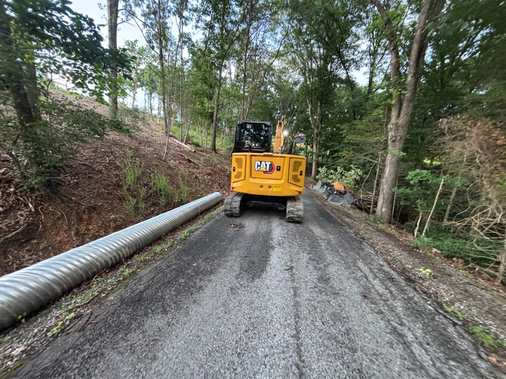 Grading for Schrock’s Land Management in Northern Virginia, Shenandoah Valley, VA