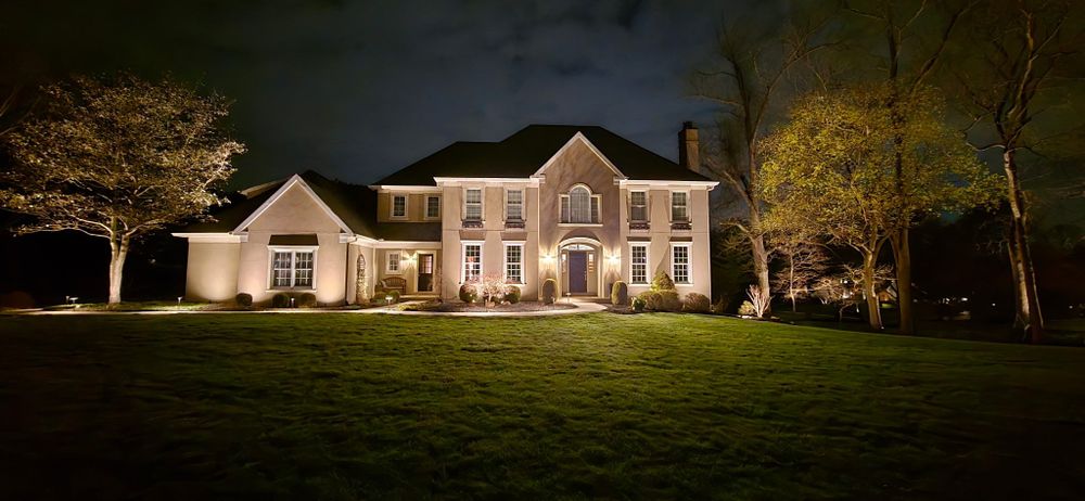 Our Permanent Lighting service installs discreet, durable LED lighting on your home for year-round beauty, holiday displays, and added security—professionally customized, energy-efficient, weather-resistant, and controlled with easy-to-use smart technology. for Luminationnights LLC in Chester, PA