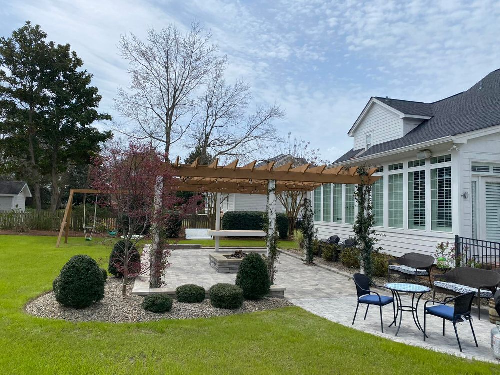 Enhance your garden with our expert irrigation systems, designed to efficiently conserve water while ensuring your plants thrive. experience lush, healthy landscapes with minimal effort and ultimate convenience tailored to your home. for JND Transformation Landscapes & Hardscapes LLC in Cedar Point, NC