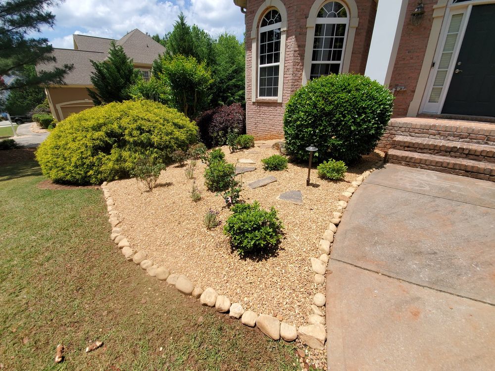 Mulch Installation for Zambrana Landscaping in Cobb County, GA