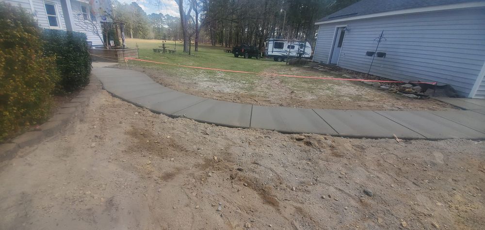 New Concrete for Herrera's Concrete & Pressure Washing Services in Fayetteville, NC