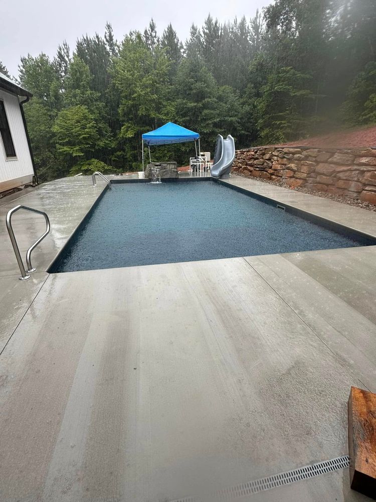 Custom Pool Construction for ZRS Pools and Construction in Granite Falls, NC