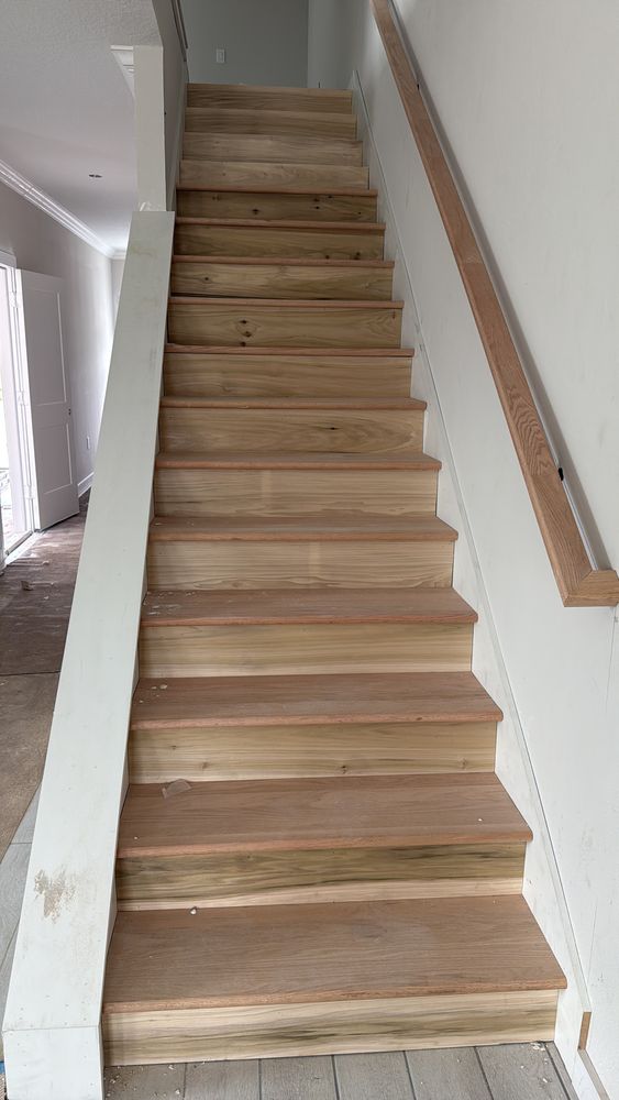 Wood Stair installations  for Emmanuel Trim in Bradenton, FL