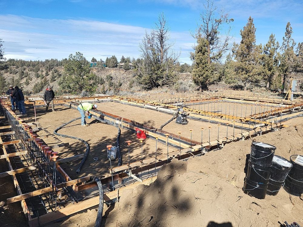Foundation for TJR Concrete and Construction in Bend, OR