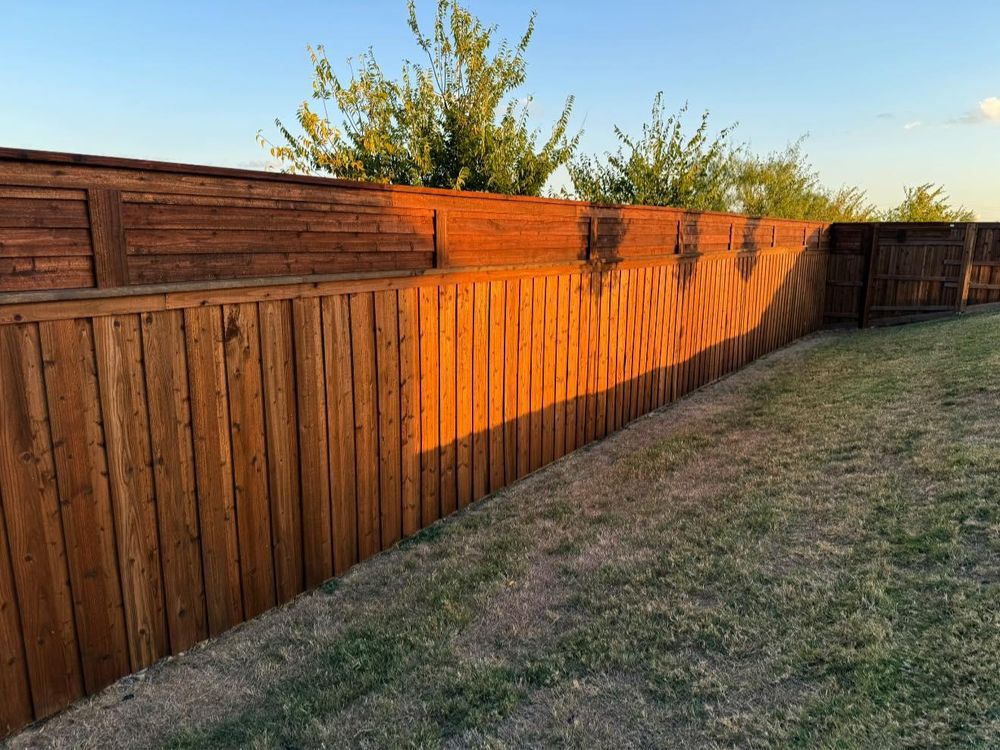 Wood Fencing Installation for B1D Fencing & Outdoors in Fort Worth, TX