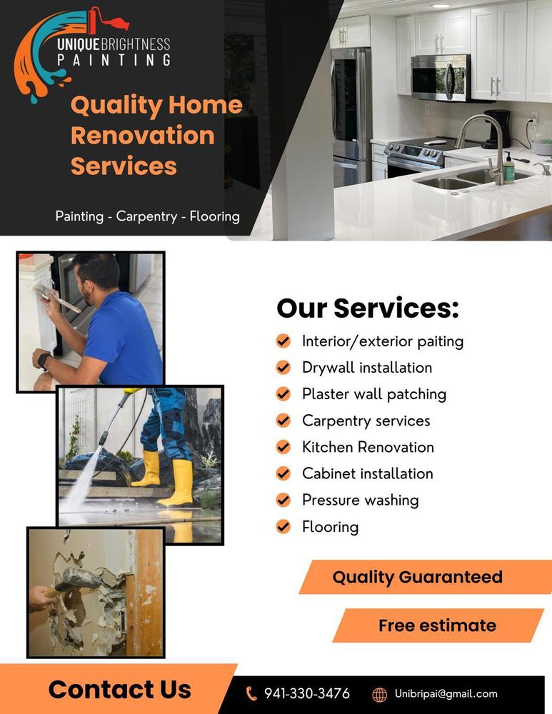 Exterior Painting for Unique Brightness Painting in Bradenton, FL