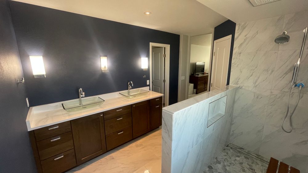 Bathroom Renovations for Quest Construction, Ltd. in Lafayette, CO