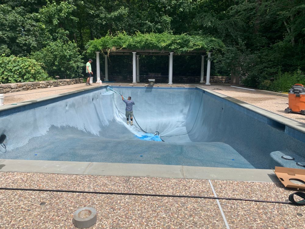 Construction for Full Service Pools in Andover, MA