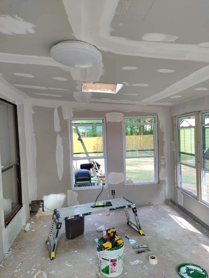 Sheetrock work  for Rick's creative home improvement and repair in Atlanta, GA