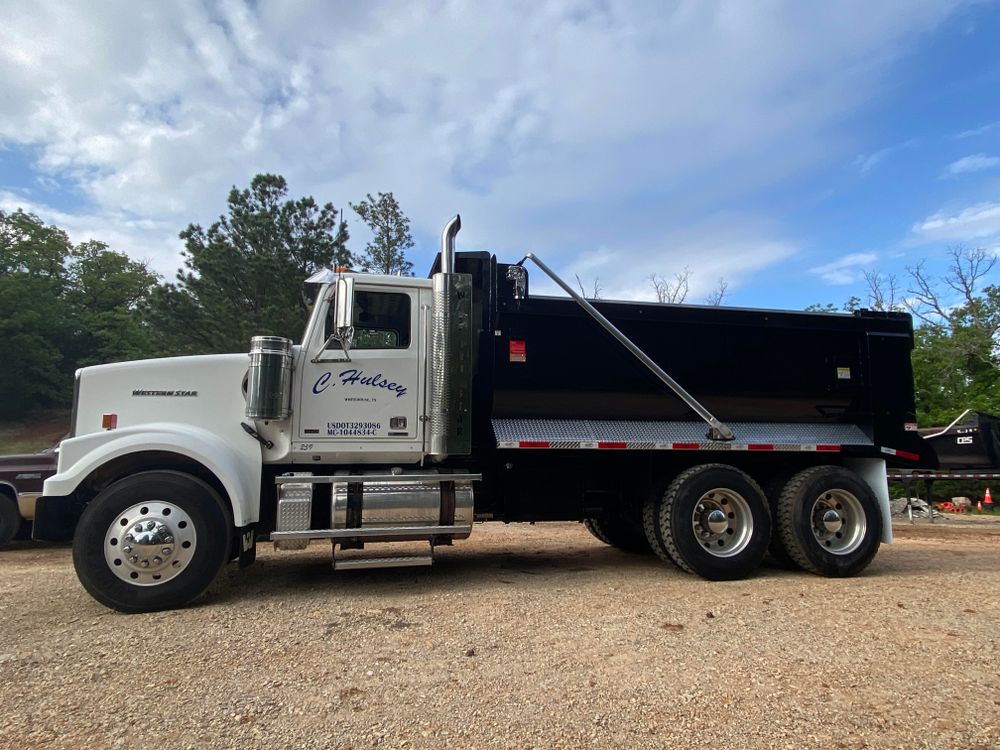 Tandem Dump Truck, End Dump and Belly Dump for Tyler Sand Gravel And Excavation in Ben Wheeler, TX