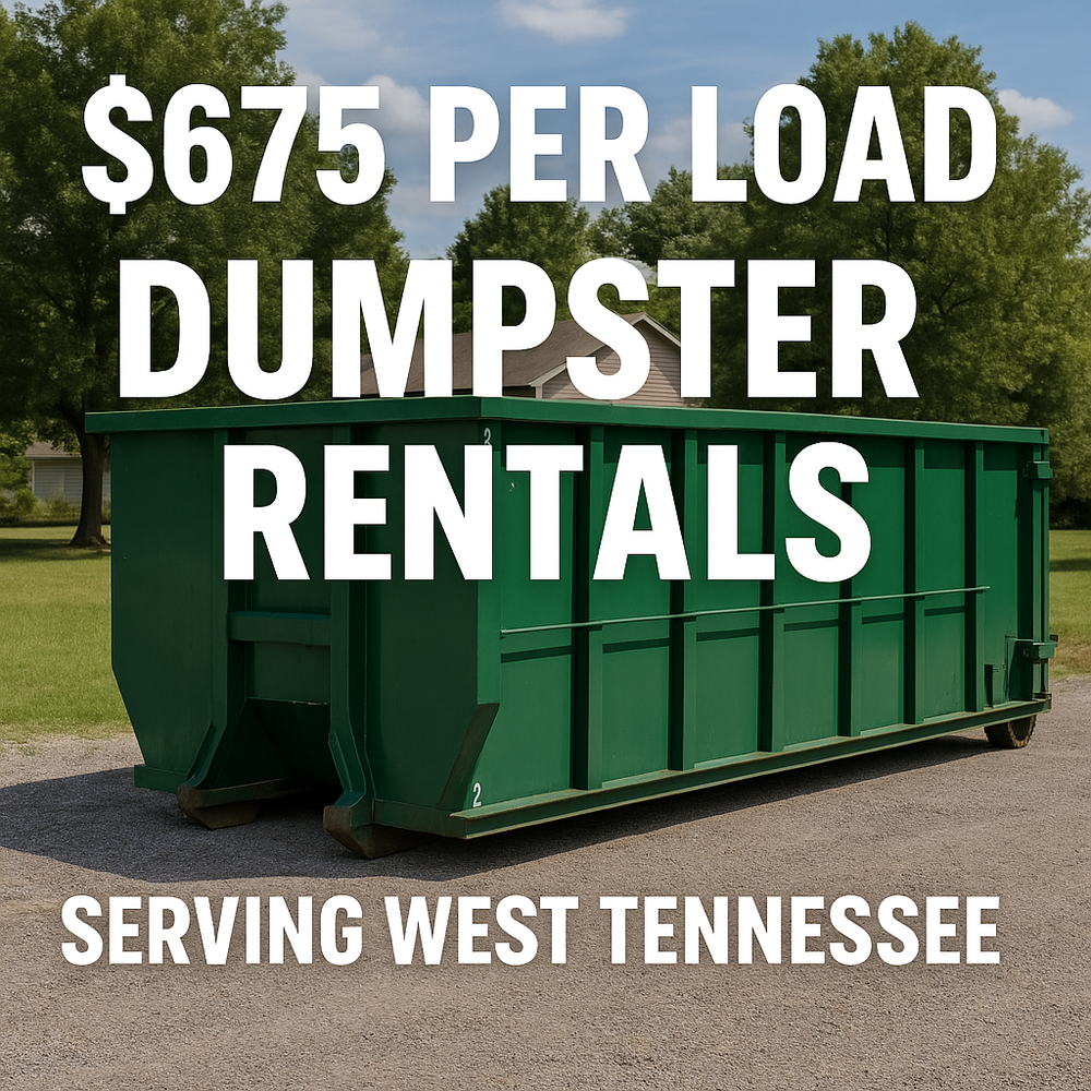 Dumpster Rental for R & R Enterprises in Jackson, TN