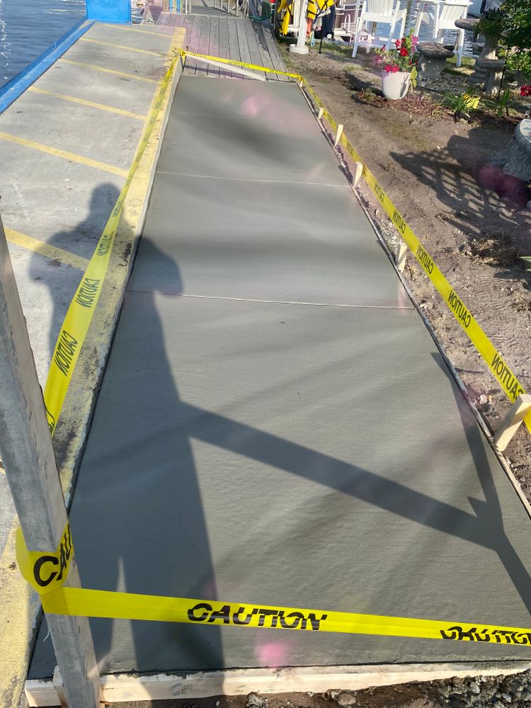 Commercial Concrete for D & G Construction Solutions LLC in Wilmington, NC