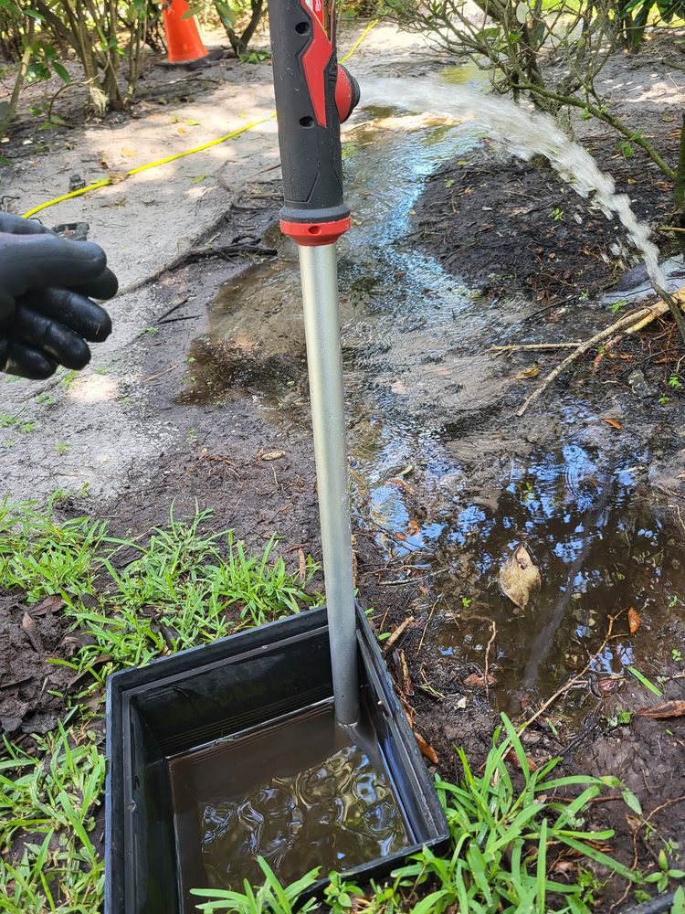 HYDRO JETTING for Sam's French Drains and Landscape in Orlando, Florida