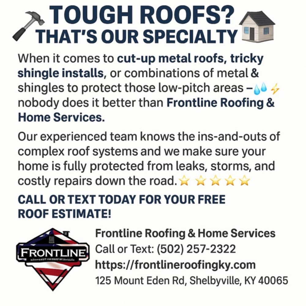 Other Services for Frontline Roofing & Home Services in Shelbyville, KY