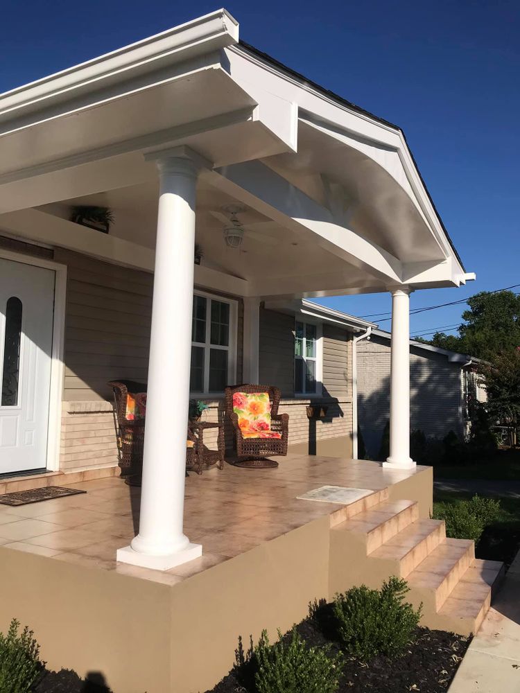 Our Exterior Work service enhances your home's curb appeal and functionality through services like siding installation, roofing repairs/replacement, window replacements and deck construction. Trust us for top-notch exterior improvements. for GR Home Specialist, LLC in Antioch, TN