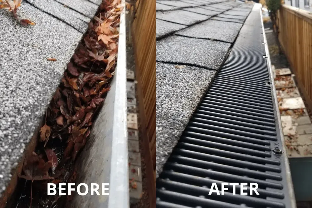 Our Gutter Guard Install service protects your home by preventing blockages and reducing maintenance, ensuring that your gutters remain efficient and trouble-free throughout the year. Enjoy peace of mind today! for Precision Gutters LLC in West Allis, WI