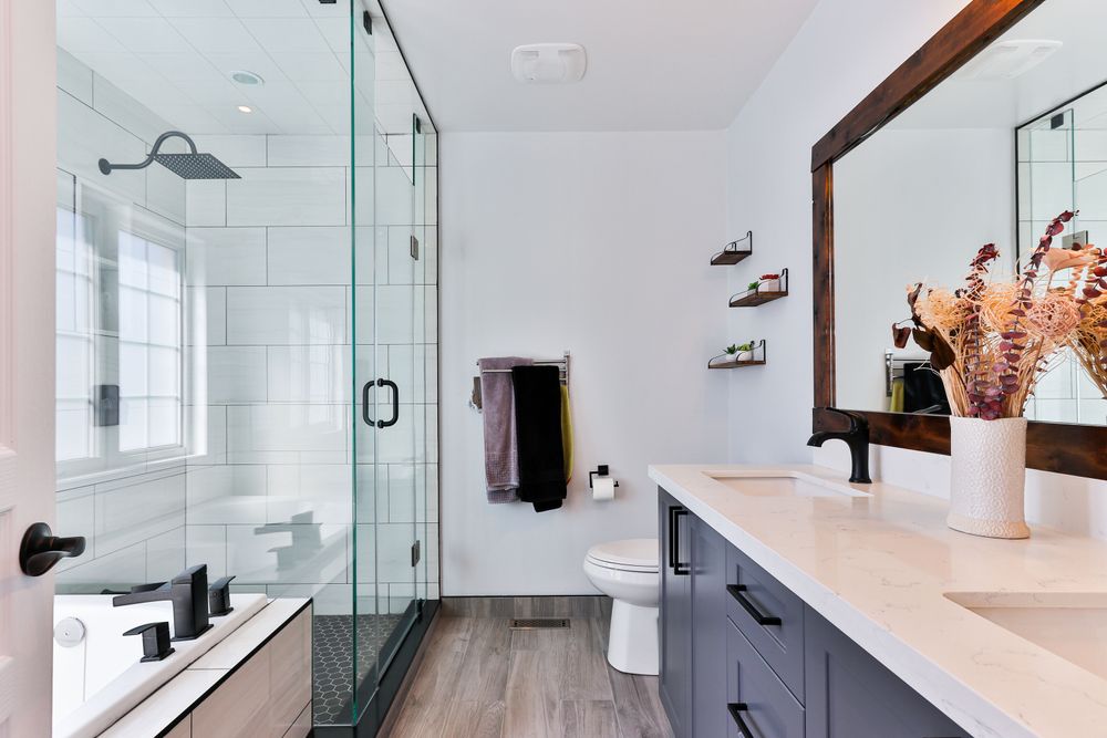 Revamp your outdated bathroom with our complete renovation service. From new flooring to modern fixtures, we will transform your space into a stylish and functional oasis. Schedule a consultation today! for Eaton Construction And Property Maintenance   in Danby, VT