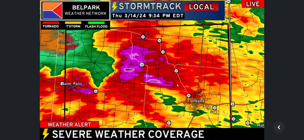 3/15/24 Ohio storms & tornadoes  for ACME Restoration in Hebron, OH