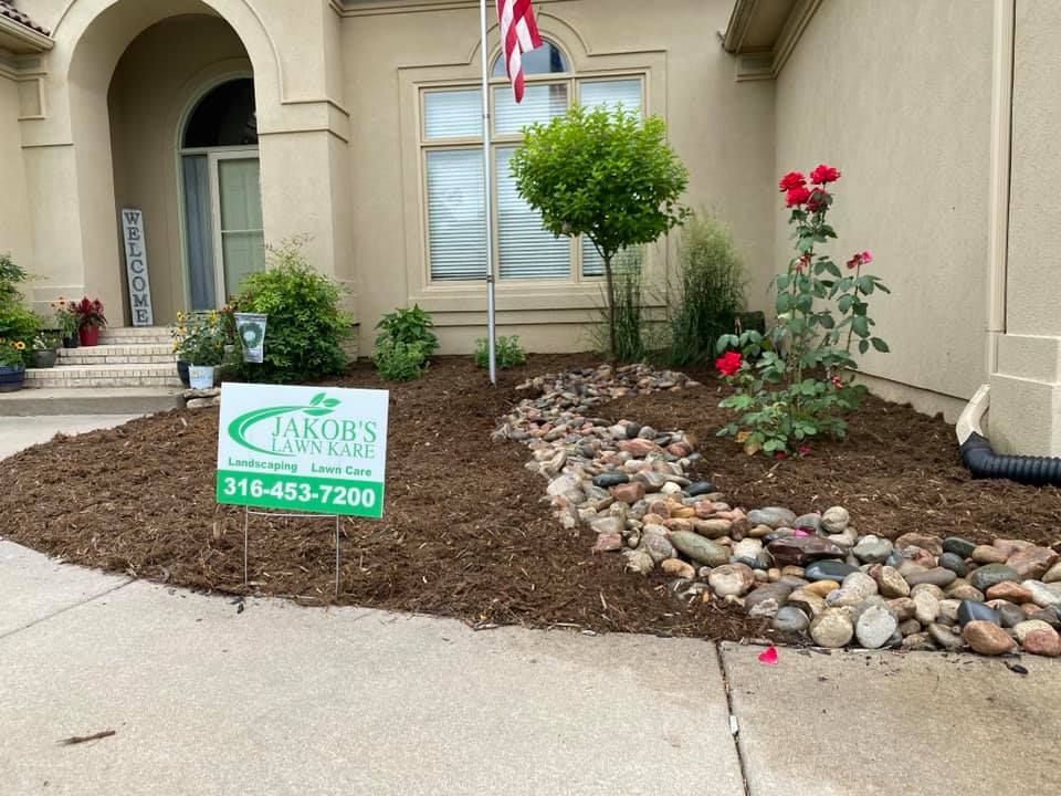 Landscaping for Jakob’s Lawn Kare in Wichita, KS