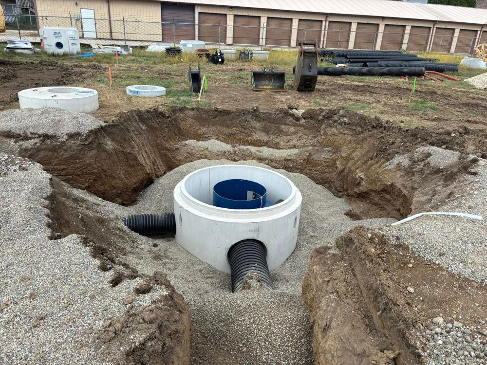 Our Excavating Company specializes in storm water and sewage systems, ensuring efficient drainage and reliable septic system solutions for your home, protecting your property from floods and maintaining optimal sanitation. for KW Earthworks in Connersville, IN