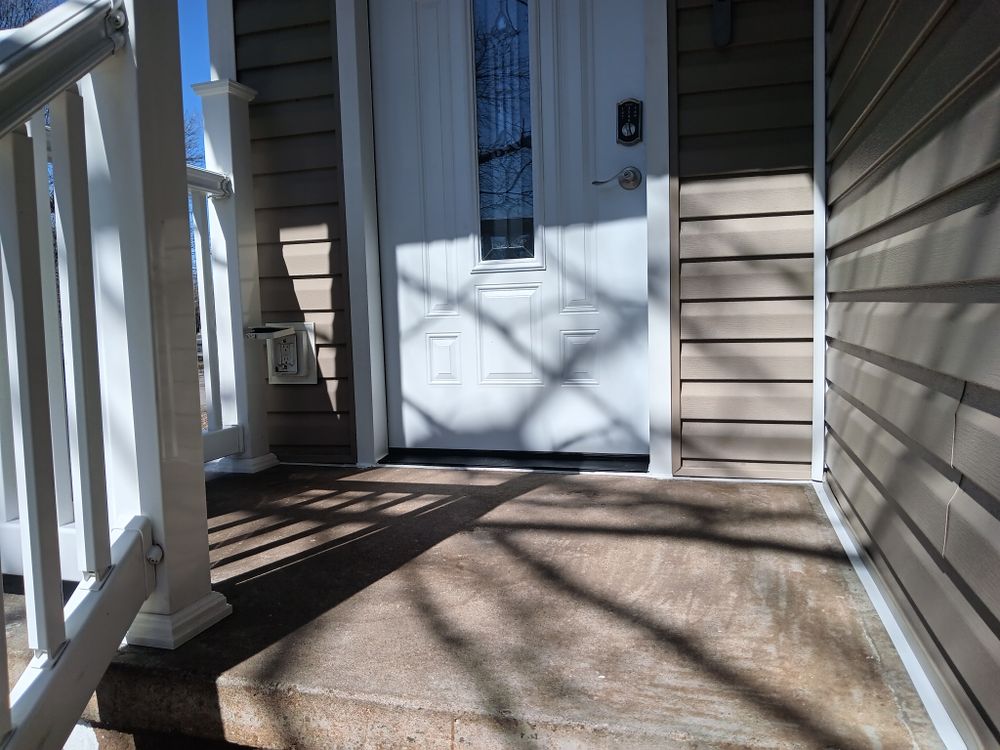 Water deterrent porch roof for Ins & Outs Home Repair, LLC in Madison County, IL