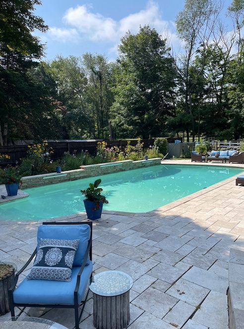Construction for Full Service Pools in Andover, MA