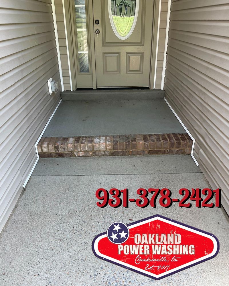 House and Roof Softwash for Oakland Power Washing in Clarksville, TN