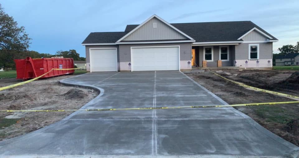 Driveways for Richard Custom Concrete in Bremen, IN