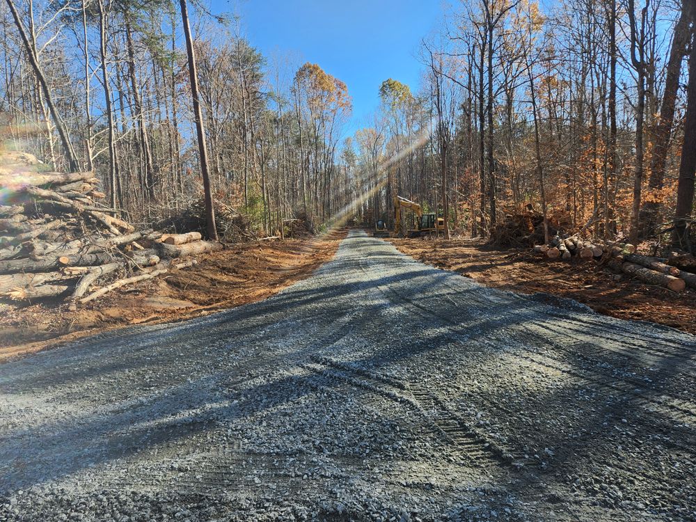 Roads for C.A. Sherry Land Improvement, LLC. in Louisa, VA