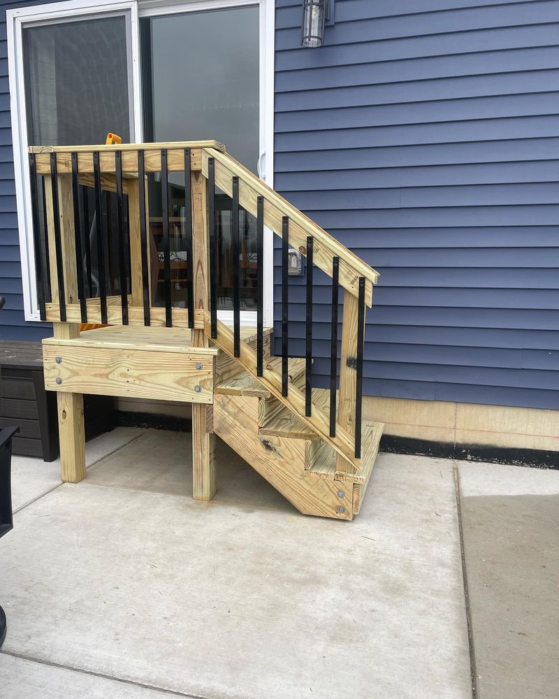 Transform your outdoor space with our expert deck and patio installation services, offering durable materials, customized designs, and professional craftsmanship to enhance beauty and functionality in your home's exterior oasis. for Jurek Construction in Ann Arbor, MI