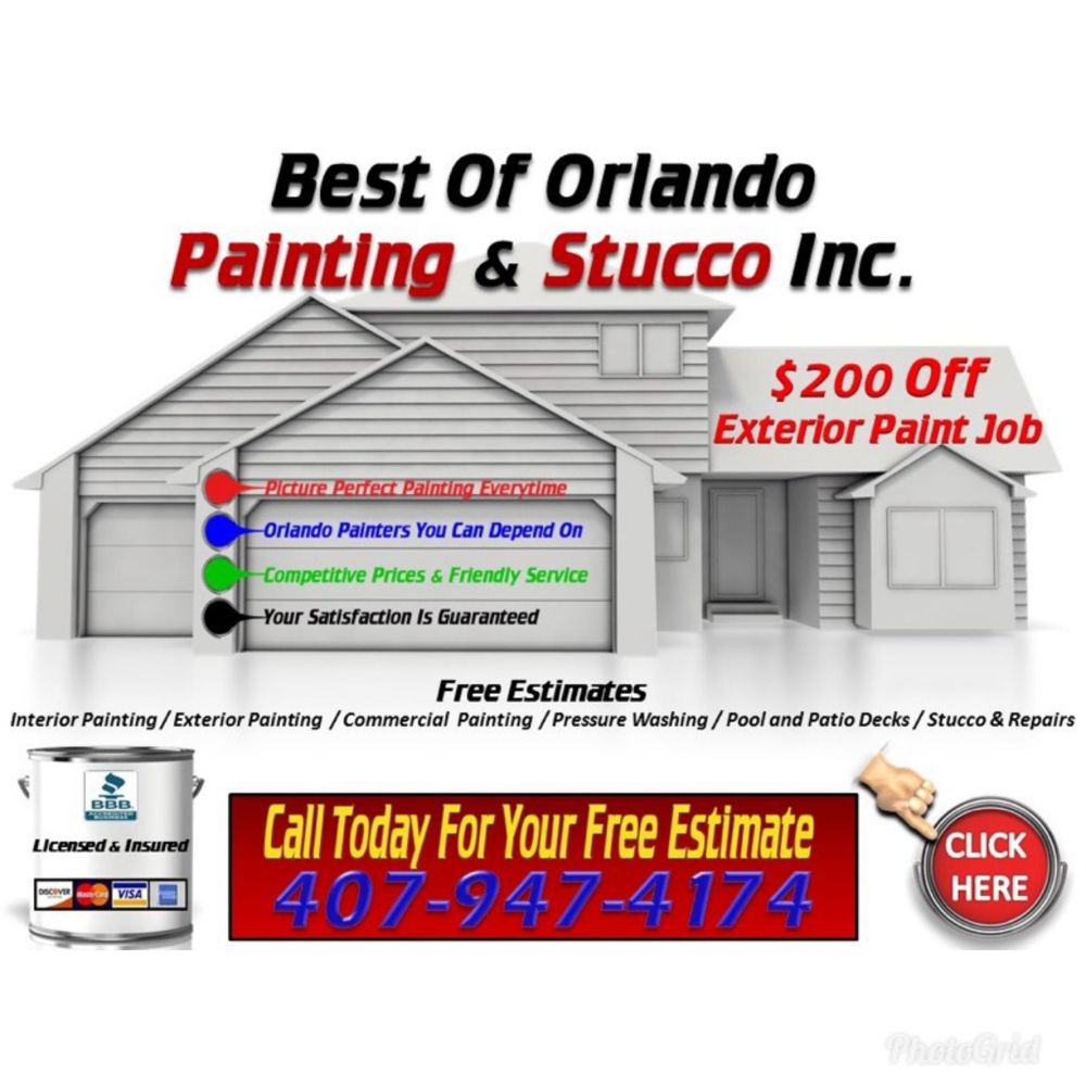 All Photos for Best of Orlando Painting & Stucco Inc in Winter Garden, FL