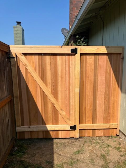 Peninsula Fence Company  for The Baskins Sawmill in Port Angeles,  WA