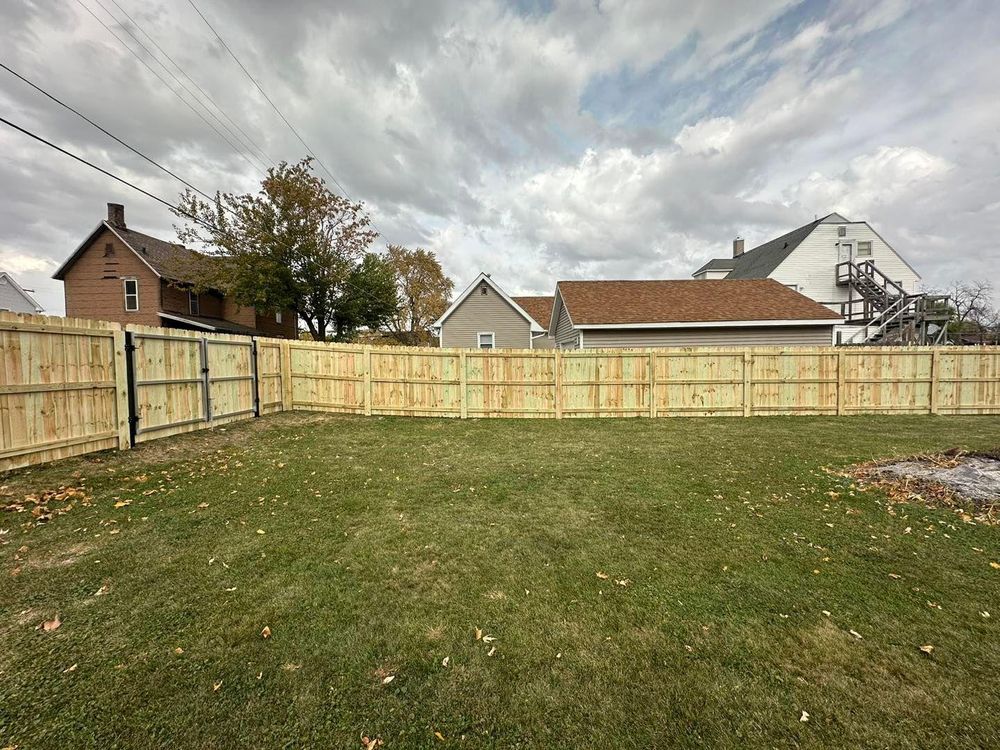 Fence Installation for Illinois Fence & outdoor co. in Kewanee, Illinois