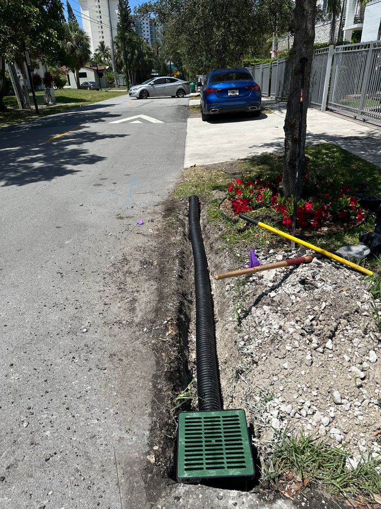 Our French Drainage Install service effectively manages excess water, preventing lawn flooding and protecting your landscape. Trust our experts for seamless integration with your yard's natural slope, ensuring long-lasting results. for Perrone Irrigation in Coral Springs City Center, FL