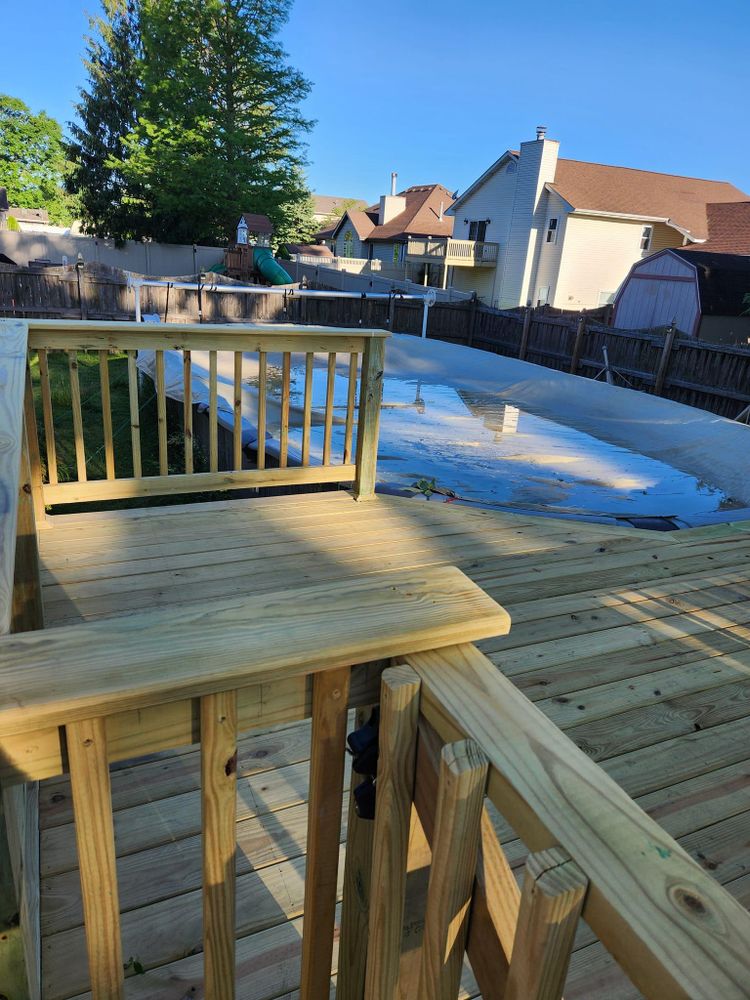 Pool Decks for Mitchell Builders LLC in Lake County, IN