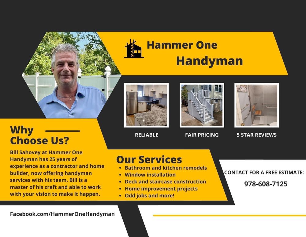 Hammer One Handyman team in Haverhill, MA - people or person